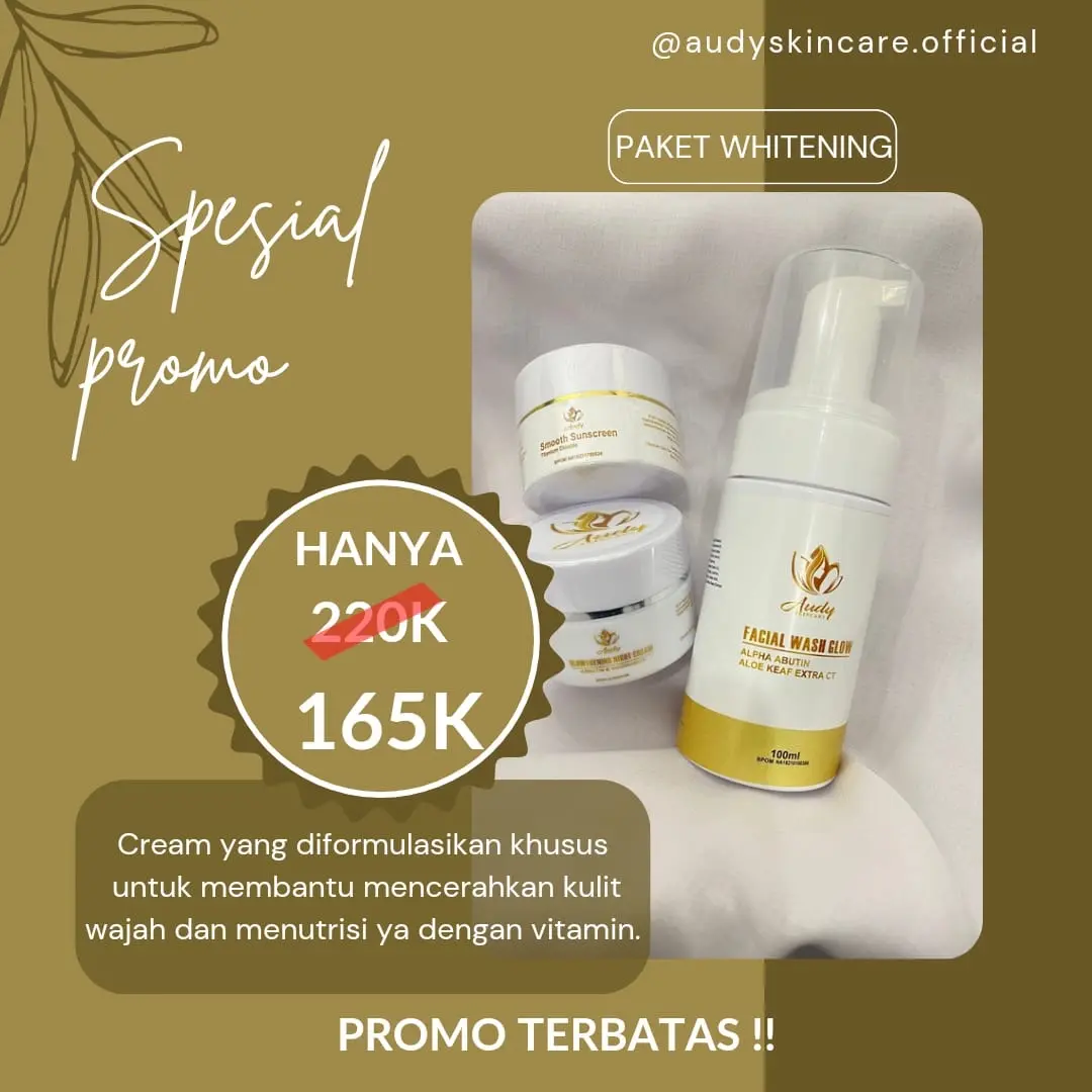 PAKET WAJAH GLOWING WHITENING