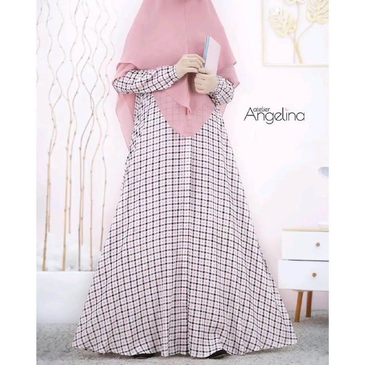 SERENE DRESS - BASIC VISCOSE ATELIER ANGELINA