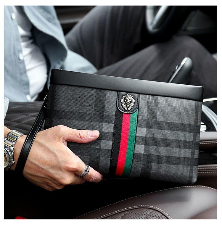 Product Introduction of [90% Positive Feedback Rate] Men's Clutch 2022 New Clutch Men's Trendy Men's Bag Bags Business Hand Bag Big Brand Briefcase Men's Large Capacity 12