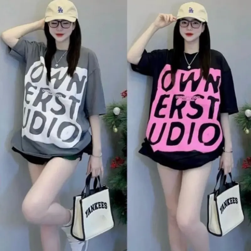 Áo phông OWN in nổi chất cotton su túi zip form 40-68kg 0