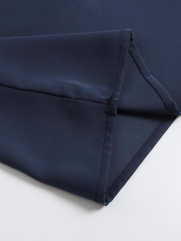 Men's Contrast Binding Embroidering Notched Neck Kaftan, Summer Clothes, Modest Three Quarter Length Sleeve Abaya, Summer Outfits 2024, Islamic Thobe Clothing, Mens Clothing 4