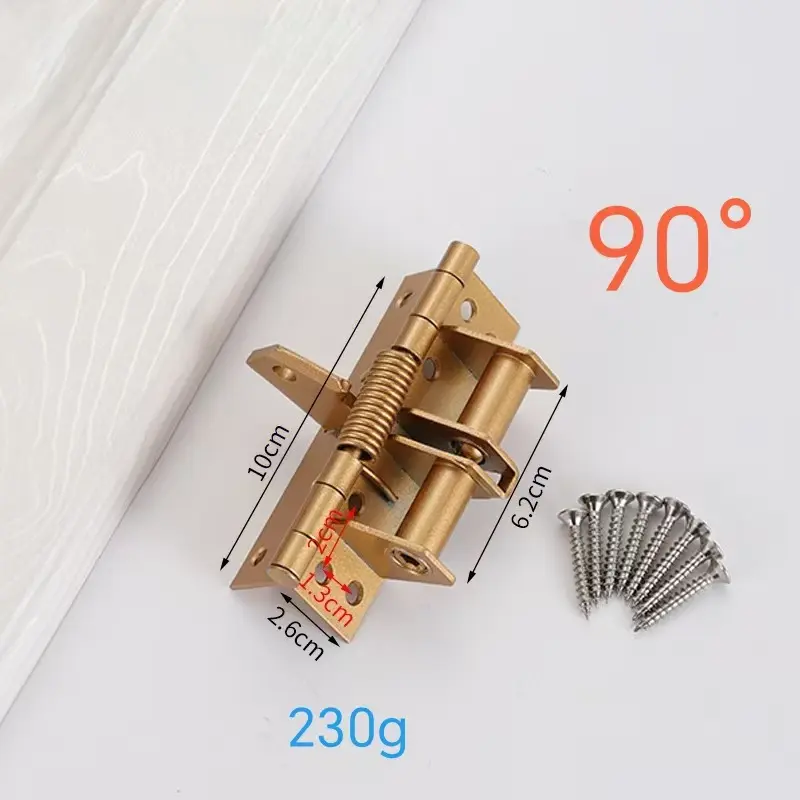 Metal spring hinge, self-closing hinge, concealed door hinge with ...