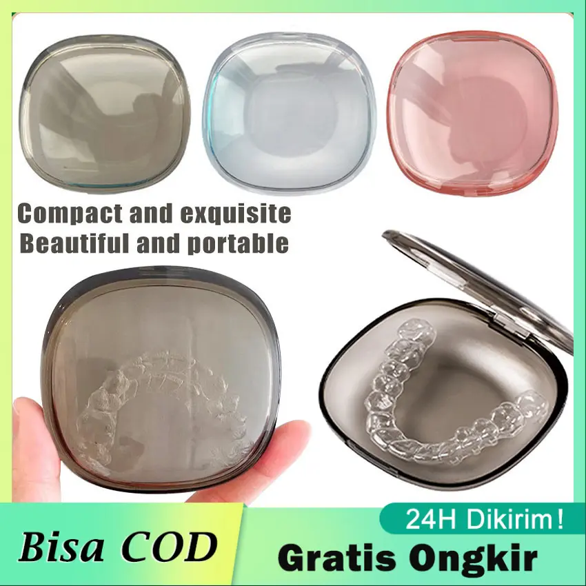 Mouth Guard Behel Denture Box Kotak Retainer Gigi Palsu Wire Denture ...