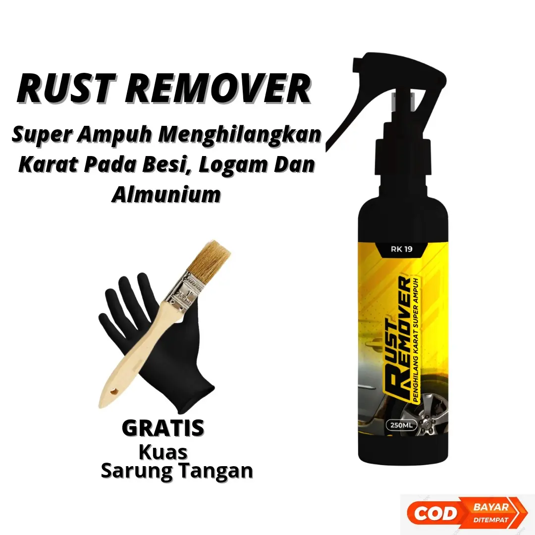 Rust Remover Penghilang Karat Besi, Logam, Alumunium Dan Karat Motor Mobil Car