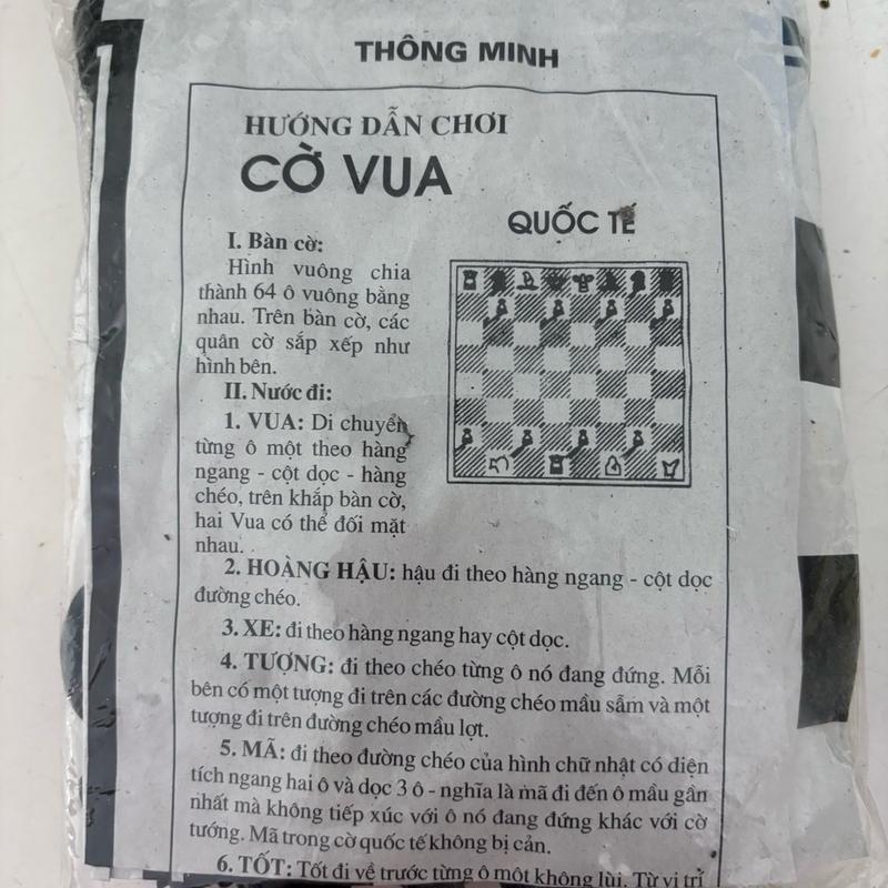Bộ cờ vua giá rẻ bằng nhụa 2