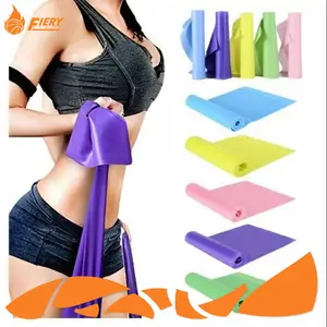 [Fiery Sport] Resistance Band Panjang / Karet Elastis / Karet Tension Yoga Gym Pilates Outdoor Sport