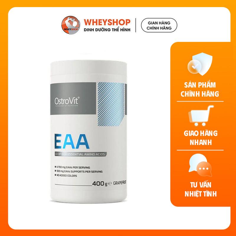 Bột uống hỗ trợ phục hồi cơ Ostrovit EAA 400g - WHEYSHOP VN