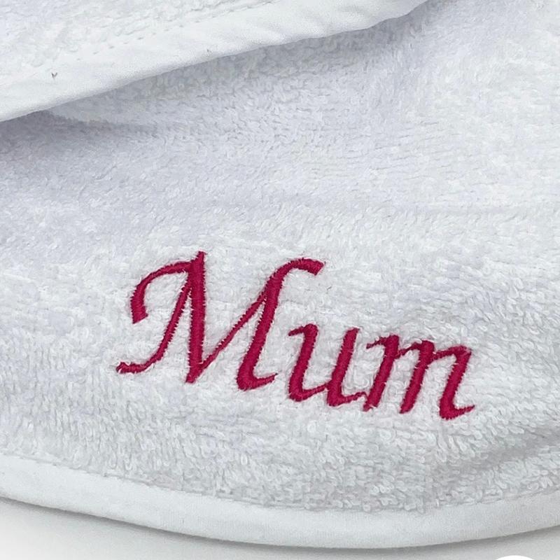 Personalised hair turban towel 4