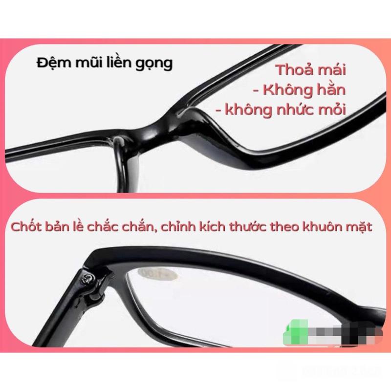 Product Introduction of Kính lão thị, viễn thị, Kính đọc sách, nam nữ thời trang tặng khăn tặng hộp đựng 48