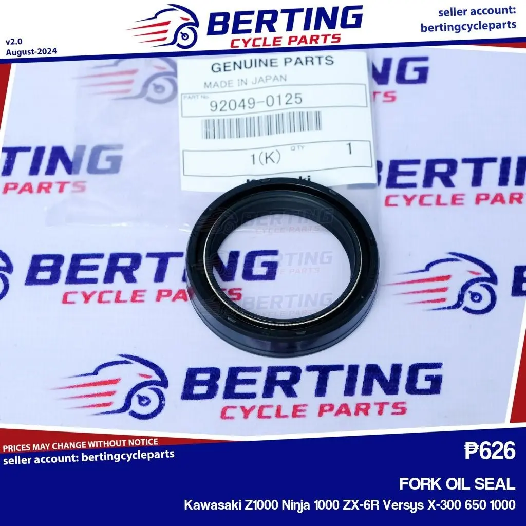 FORK OIL SEAL Kawasaki Z1000 Ninja 1000 ZX-6R Versys X-300 650