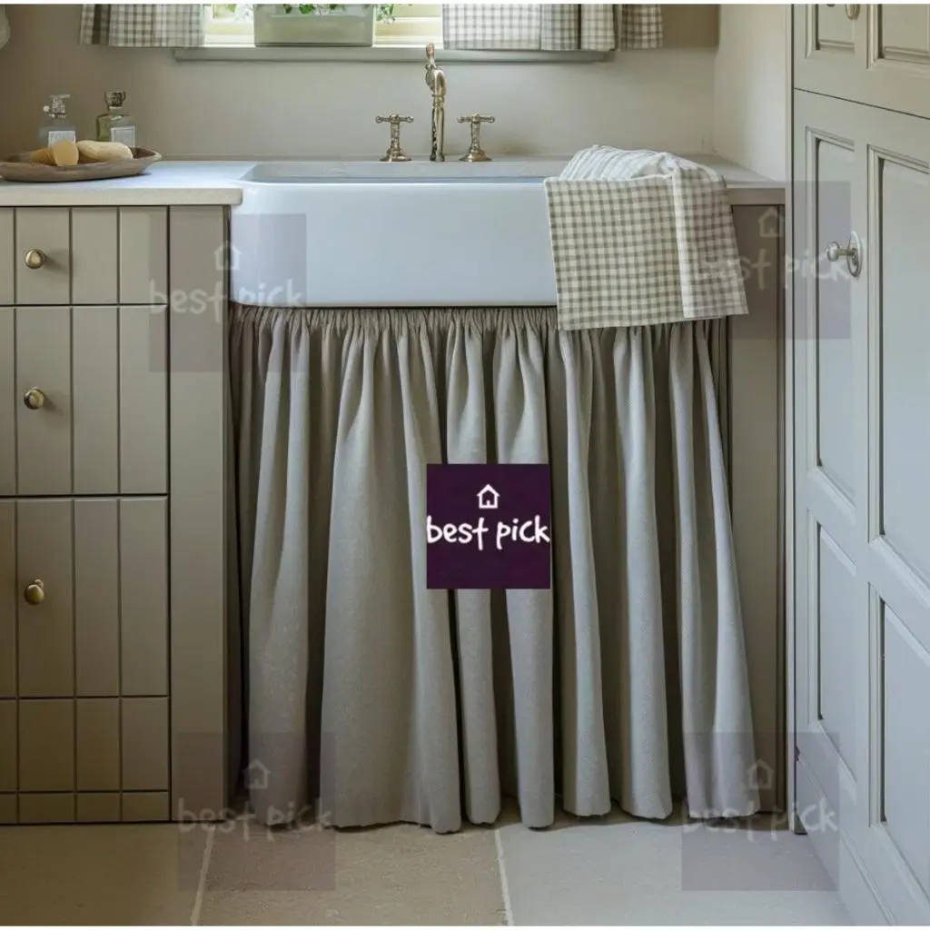BestPick Team Basic sink curtain/undertable curtain