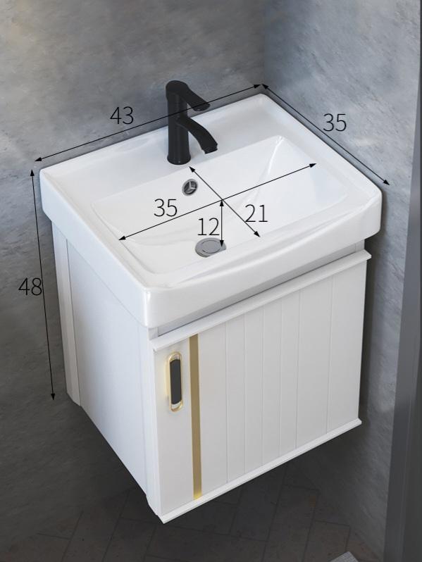 Tủ chậu lavabo mini dành cho phòng vệ sinh nhỏ