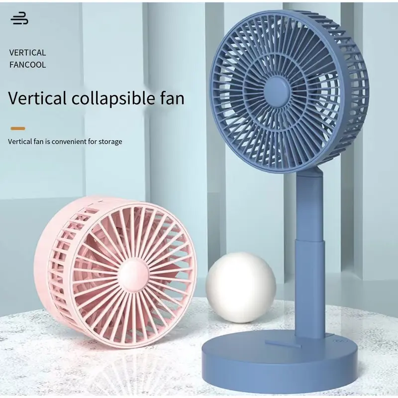 Kipas Angin Portable isi Ulang Fan Kipas Mini Fan K12 Kipas Pendingin Ruangan Bisa Di Lipat 0