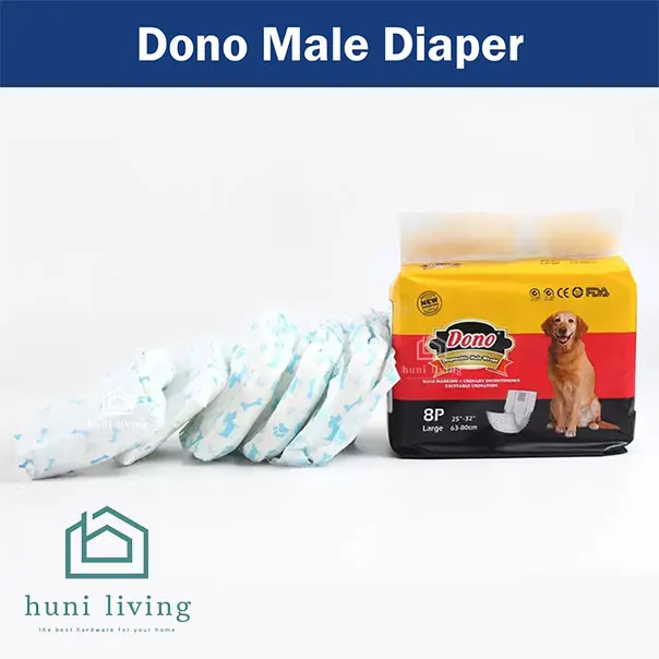Pampers Anjing / Popok Anjing Jantan Male Dono - Disposable Diapers 3