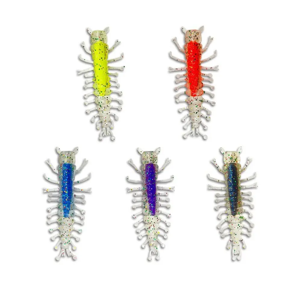 NEW Silicone Soft Insect Fishing Bait Multi legged Insect Centipede Soft Bait Jigging 1.7g 6cm Biomimetic Bait for Fishing