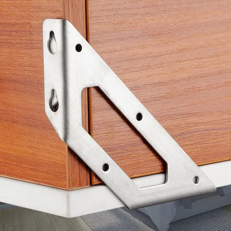 Stainless Steel Angle Bracket, Universal Angle Code, Furniture Bracket Joint, Suitable for Furniture Tables, Chairs, Beds and Cabinets 4
