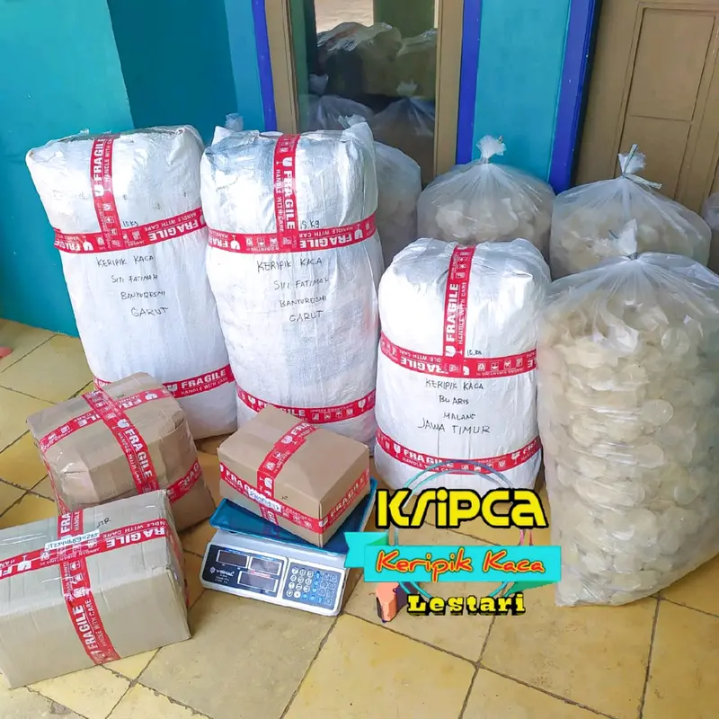 Keripik Kaca 1 kg ( Bahan Mentah ) bening dan tipis harga Grosir langsung dari produsen Kripik Singkong 6