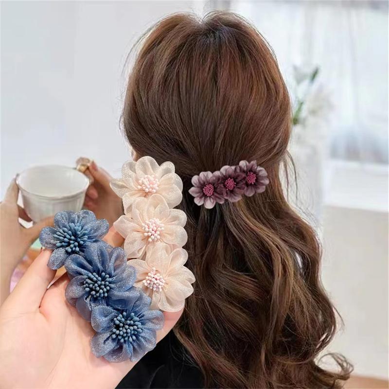 Jepit Rambut Camellia Bunga, untuk Wanita, Barret, Ikat Klip - TikTok ...