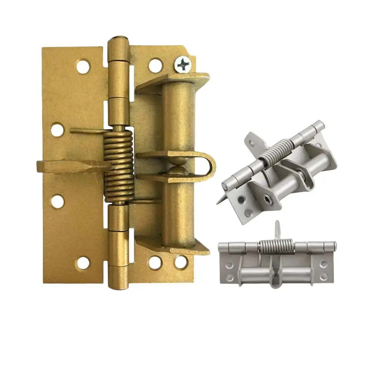 Bản Lề Cửa Lò Xo Tự Động Đóng 90 Độ, Kèm 8 Đinh Vít, Mở Cửa Giữ Yên Góc 90 Độ Thông Minh Lắp ráp hoàn chỉnh