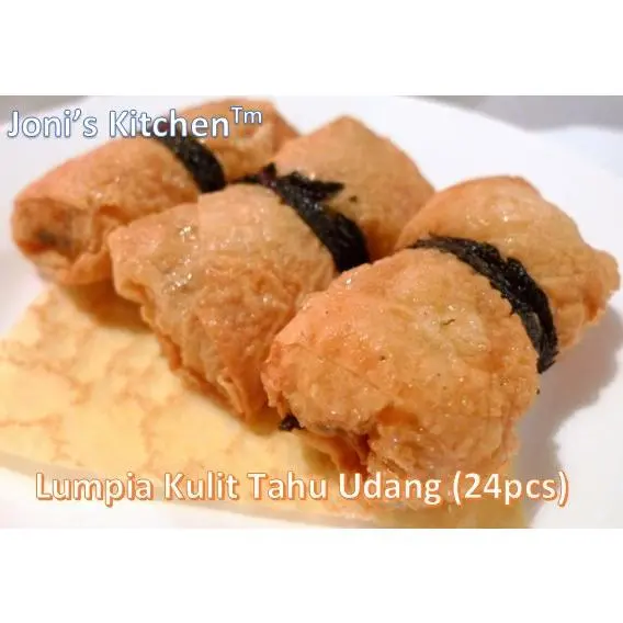 LUMPIA KULIT TAHU UDANG ISI 24Pcs (Non MSG/Pengawet)