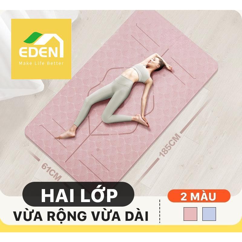 【COD】TRAILTOP Thảm Yoga TPE|Chất liệu cao su tự nhiên chống trượt, 2 độ dày…