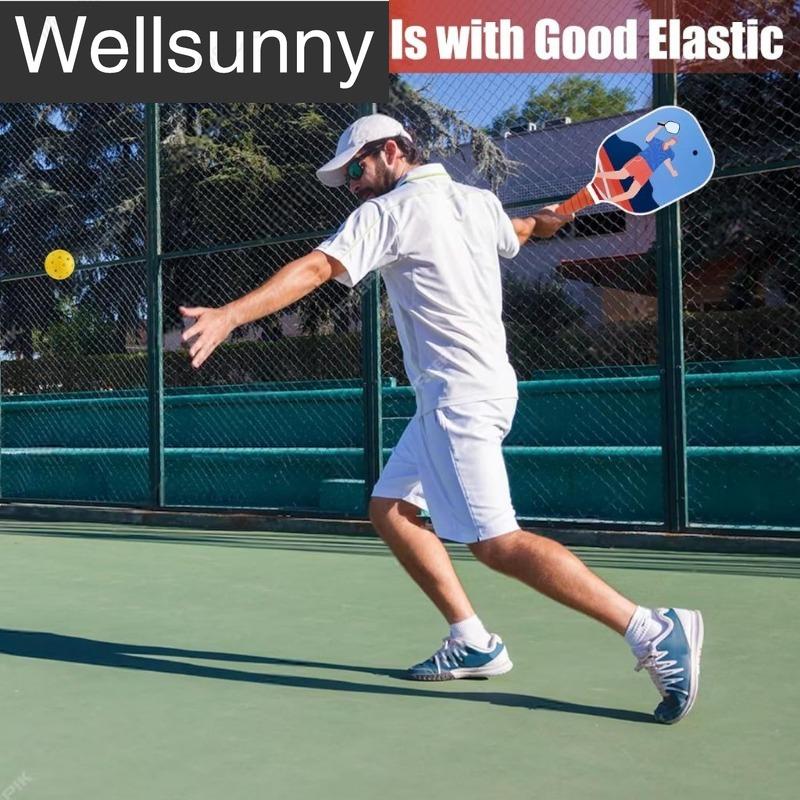 Bộ Mái Chèo Pickleball, Wellsunny, 2 Chiếc, Vợt Pickleball Chuyên Nghiệp, Với 4 Quả Bóng, 2 Khăn Tắm Và 1 Túi Pickleball, Mái Chèo Pickleball Sợi Thủy Tinh, Thích Hợp Cho Người Mới Bắt Đầu, Quà Tặng Thể Thao 3