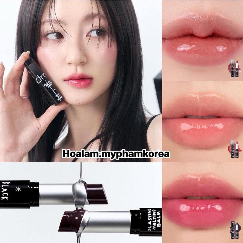 (ĐỦ MÀU VỎ ĐEN) Son Dưỡng thuần chay Romand Glasting Melting Balm Mẫu Mới Cosmetic Trang Điểm Mỹ Phẩm