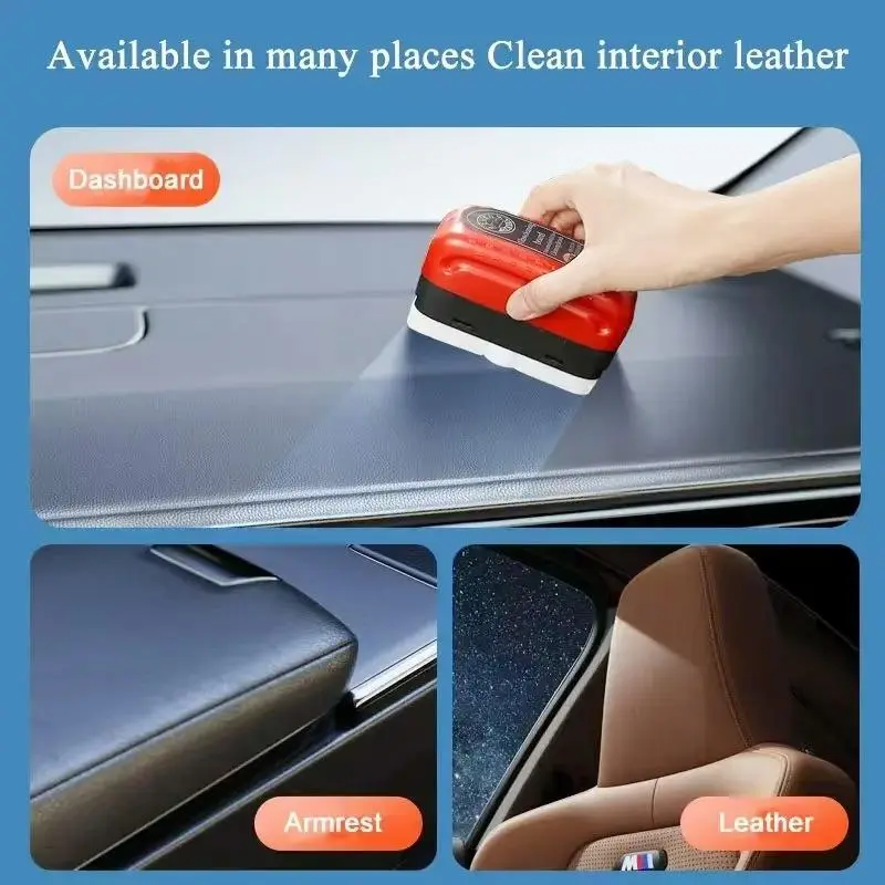 Car Windshield Cleaning Brush, 1 Count Car Windshield Oil Film Cleaning Brush, Car Rearview Mirror Cleaning Brush, Car Cleaning Tool 2