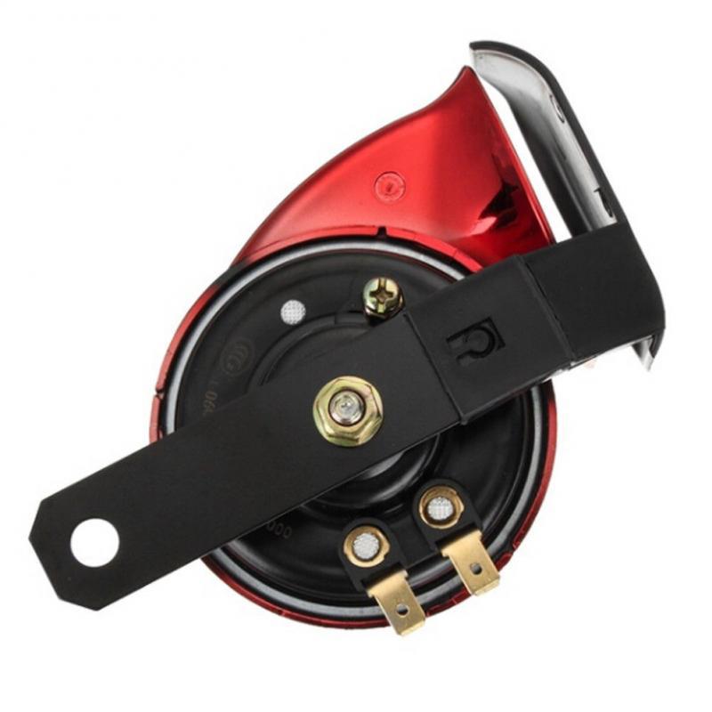 Product Introduction of Universal 12V DC Motorcycle Car Horn Loud Pressure Klaxon Speaker Waterproof 130db Snail Cry Air Horn for Car Motorcycle Clarion 12