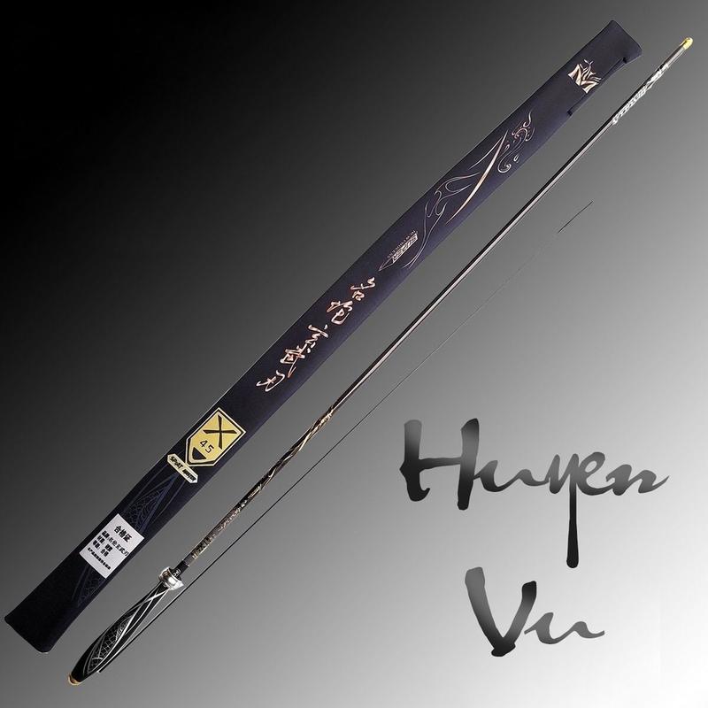 Cần Câu Đơn Đài Huyền Vũ 4H Carbon Xoắn Tặng Ngọn Phụ Và Nhẫn - Fishing, Đi Câu