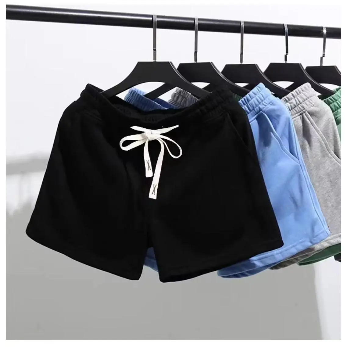 Pants Short Men Hong Kong Style Retro Washed Overalls Denim Shorts Men's Summer Fashion Brand Ins Loose Casual Shorts