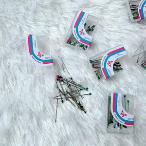 Jarum Pentul Mini Kecil Warna Isi 20 - 30 Pieces Pcs Untuk Hijab Jilbab Kerudung Kotak Mika