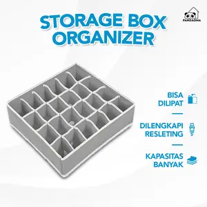 Pandaoma Storage Box Underwear Storage Celana Dalam Tempat Celana Tempat Kaos Kaki