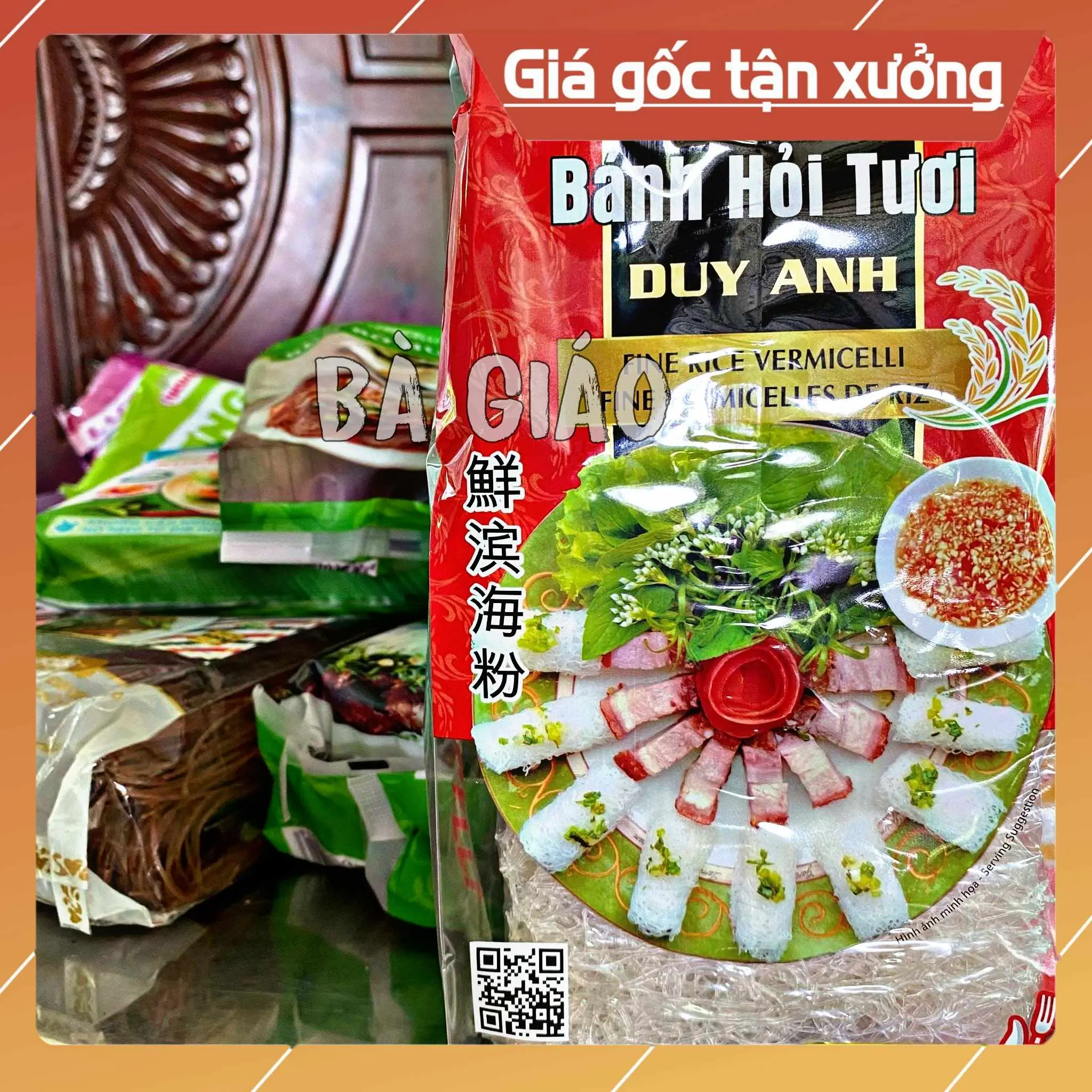 [Xuất khẩu] Bánh Hỏi Tươi Duy Anh - 1 túi 400 gram