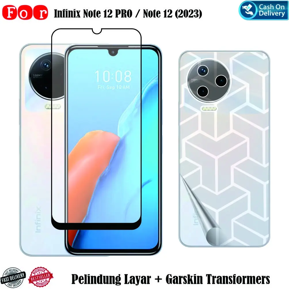 Tempered Glass Infinix Note 12 Pro Note 12 2023 Pelindung Layar dan Garskin diamond transformers