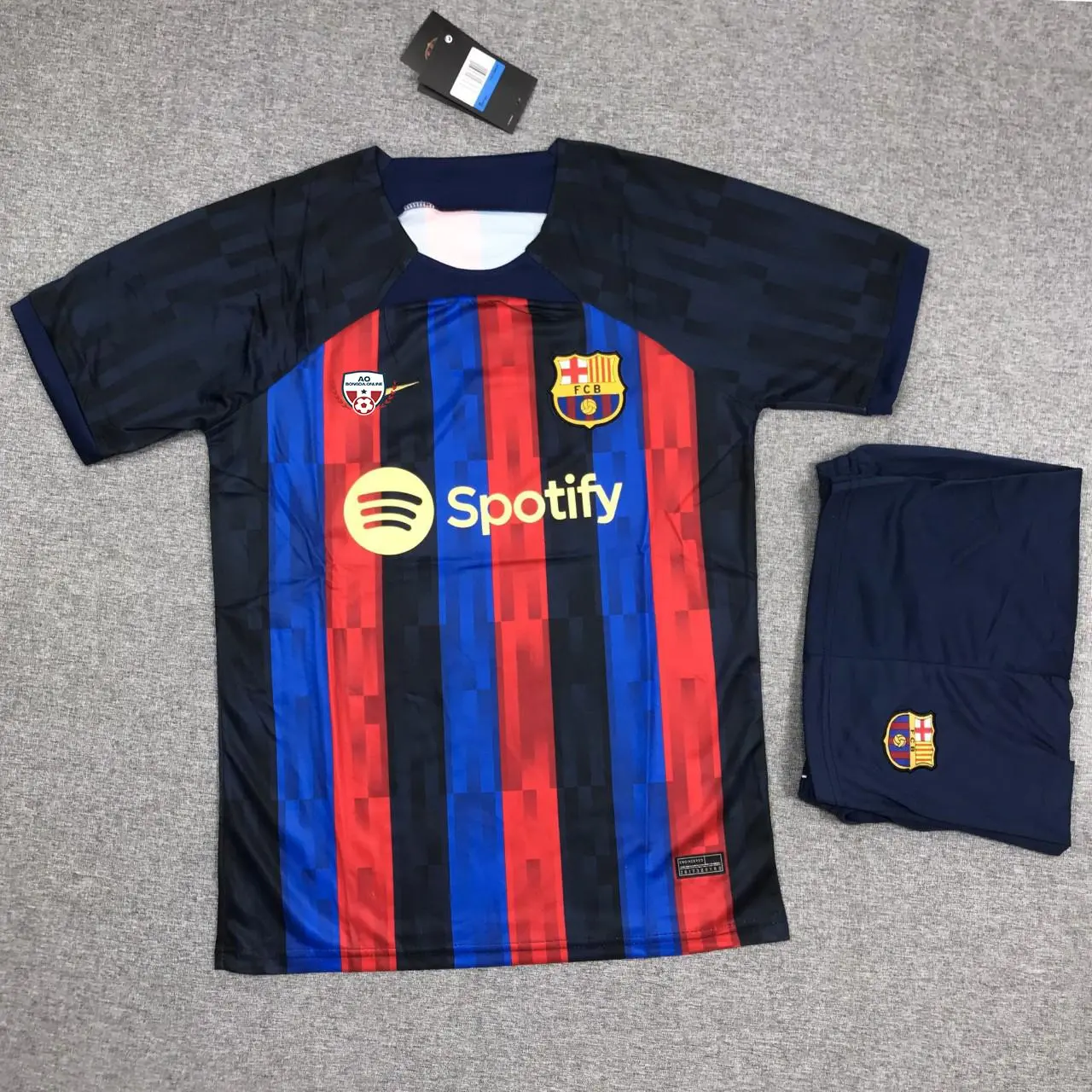 Bộ Quần Áo Bóng Đá CLB Barcelona Loại Cao Cấp - Vải Thái Mềm Mịn Cao Cấp - Thoáng Mát - Thấm Hút Mồ Hôi Tốt