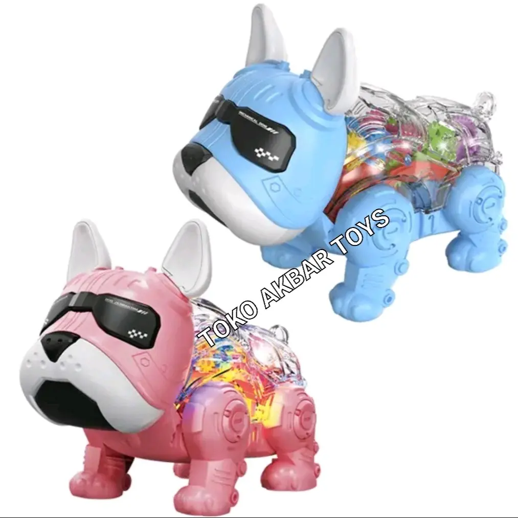 TOKO AKBAR TOYS Robot Anjing Mecha Dog Baterai