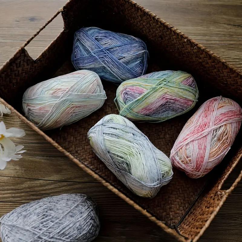 Product Introduction of 40g/roll Duan Dyed Acrylic Wool Yarn DIY Woven Knitting Sweater Sock Scarf Colorful Crochet Yarn Sewing 28