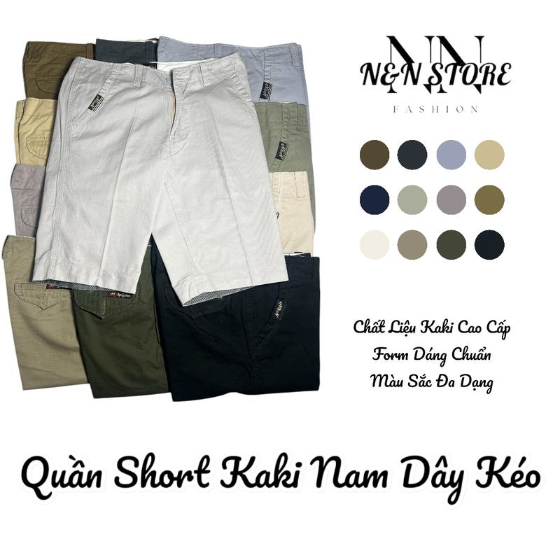[COMBO 3] - [006] - Quần Short Kaki Nam DÂY KÉO CAO CẤP N&N Store I Form Rộng Quần Lửng 1