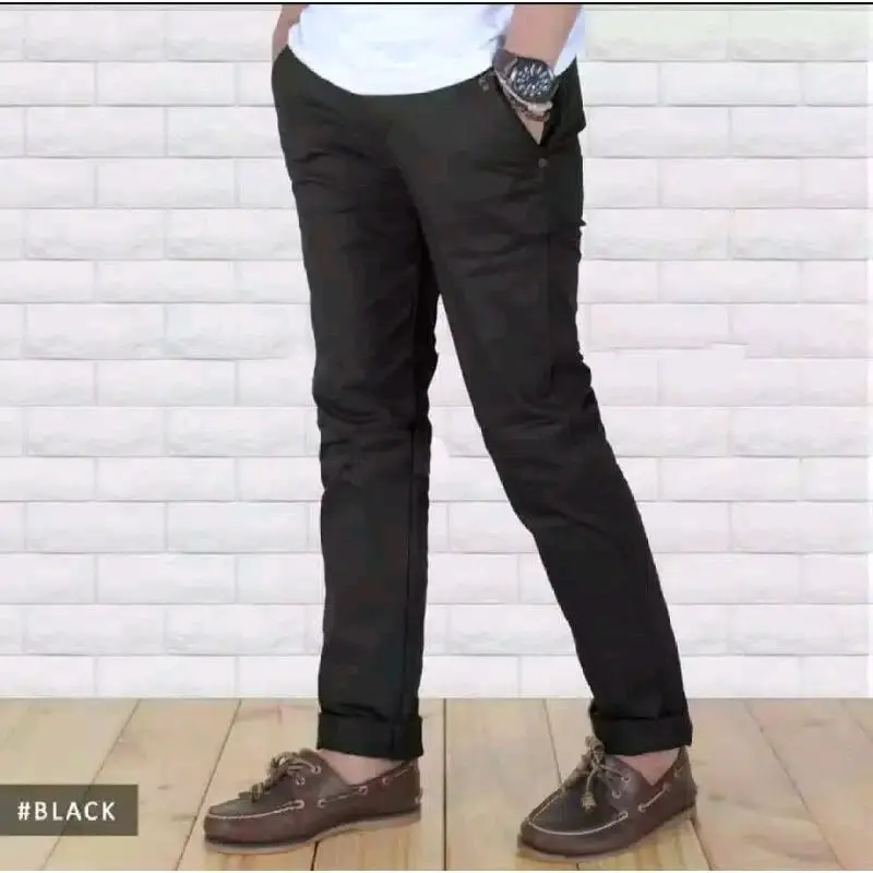 CELANA CHINOS HITAM PREMIUM 1