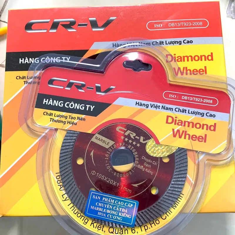 Lưỡi cắt kim cương chuyên cắt gạch men, cắt đá bê tông CRV 5