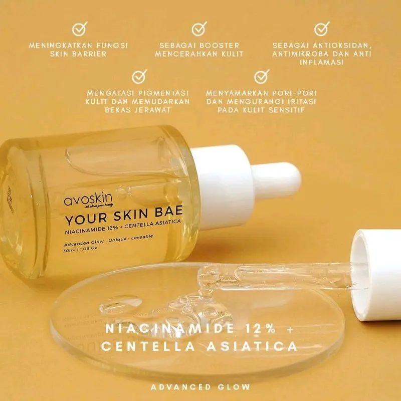 Serum Avoskin Your Skin Bae Niacinamide 12% + Centella Asiatica 2