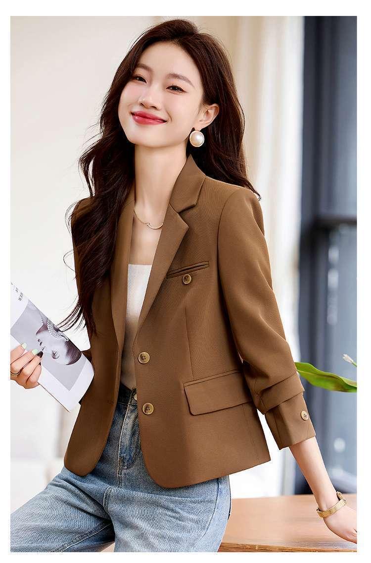 Product Introduction of Áo Khoác Vest Ngắn, Cao Cấp, Thích Hợp Cho Mùa Xuân Và Mùa Thu, Hàng Mới Về Năm 2025, Phong Cách Thường Ngày Nhỏ Thanh Lịch, Bộ Đồ Công Sở, Dành Cho Nữ, Áo Trên Top Women 22