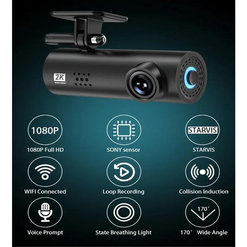 Product Introduction of LF9 PRO Dash Cam For Car Wi-Fi Video Recorder HD Night Vision FOR SONY 307 Full-Wave 170 °Wide-Angle Lens Car Recorder 21