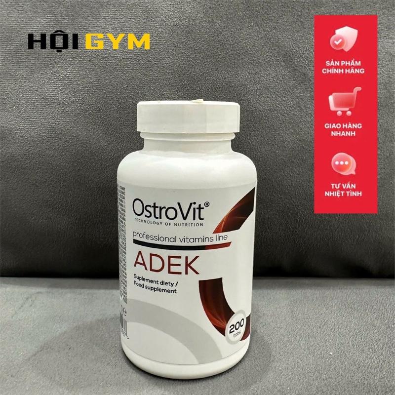  Ostrovit Vitamin ADEK  200 Viên |Ostrovit|Xuất xứ BA LAN|Hội Gym 