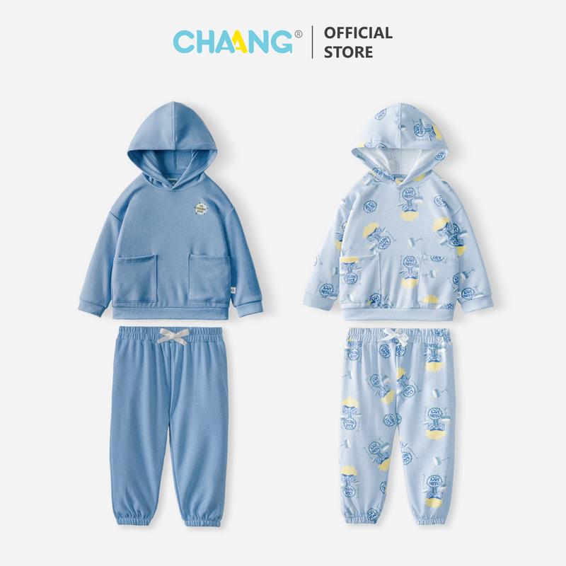 CHAANG 3M-5Y Bộ quần áo Hoodie cho bé trai Music Chaang - AW24
