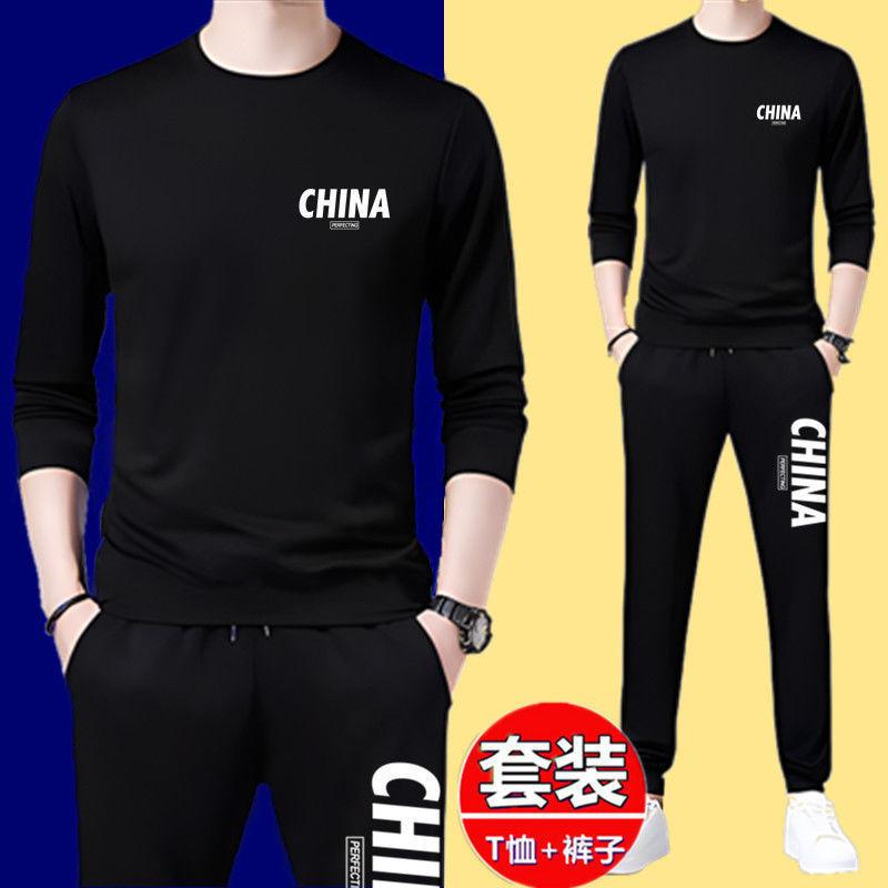 Product Introduction of Bộ Đồ Nam, Phong Cách Thường Ngày Bộ Đồ Hai Mảnh Mùa Xuân Và Mùa Thu Mới, Ngoại Cỡ, Bộ Đồ Quần Áo Thể Thao, Áo Dài Tay, 12 Món, Thích Hợp Cho Nam Menswear 5