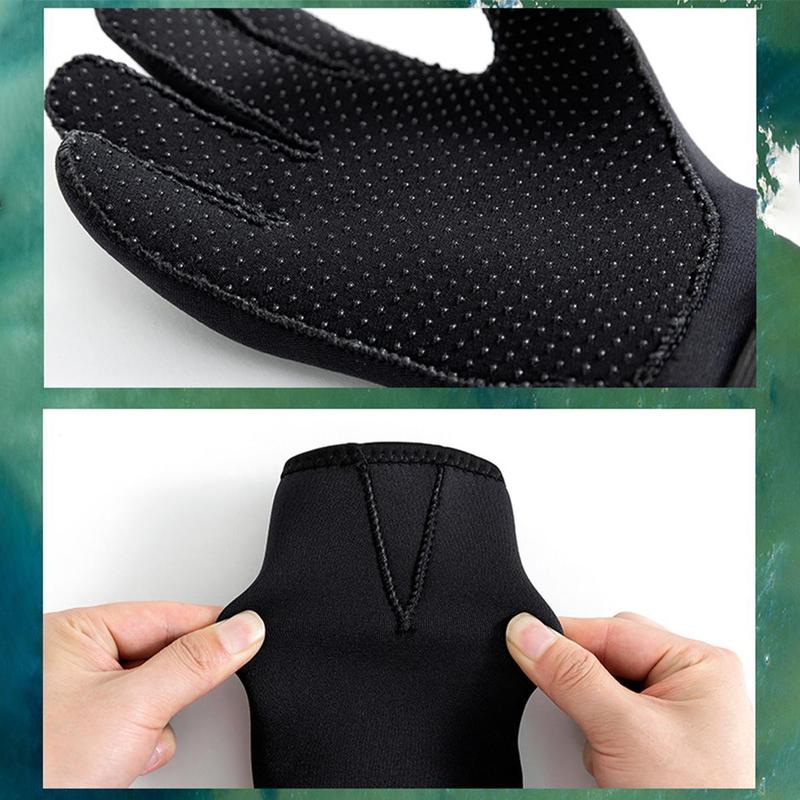 Product Introduction of 5Mm Wetsuit Glove Neoprene, Thermal Anti-Slip And Adjustable Strap Wear-Resistant Diving Gloves For Snorkeling Swim Scuba Diving Water Sports For Men Women 18