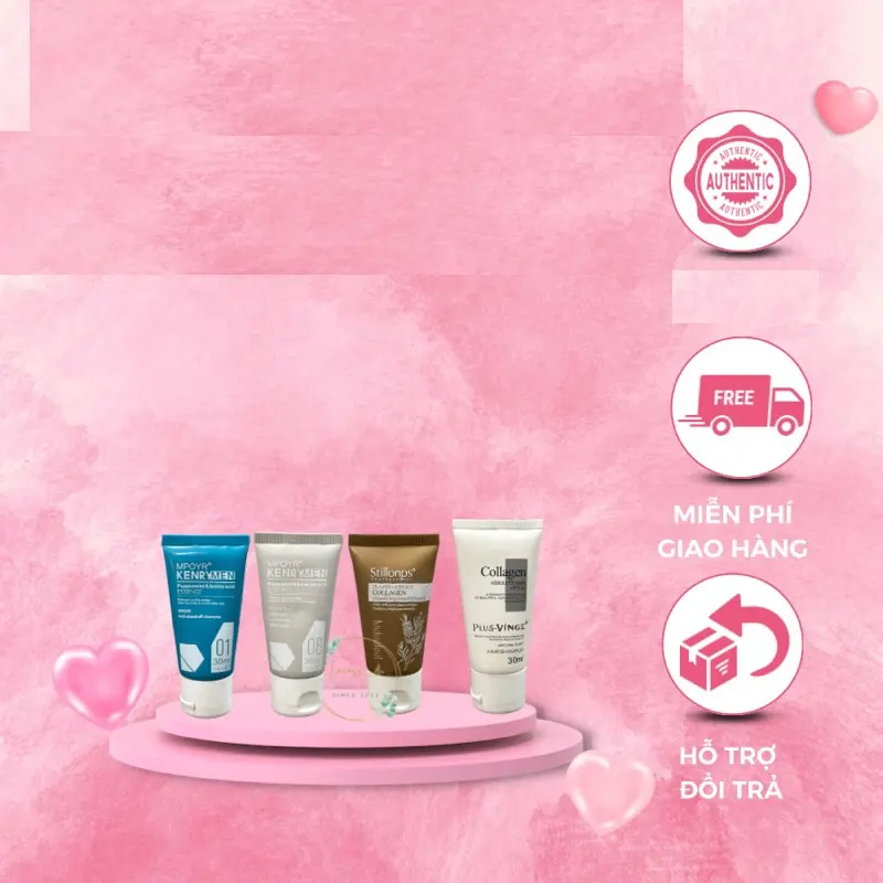 Dầu Gội,xả, dưỡng tóc Collagen Plus Vinge 30ml các loại