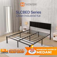 Gambar Homedoki Solace Series / Dipan Tempat Tidur/ Divan Kasur/ Divan Minimalis Dengan Sandaran Kepala - 180x200-Abu-abu dari Homedoki Medan Store Kota Tangerang 1 Tokopedia